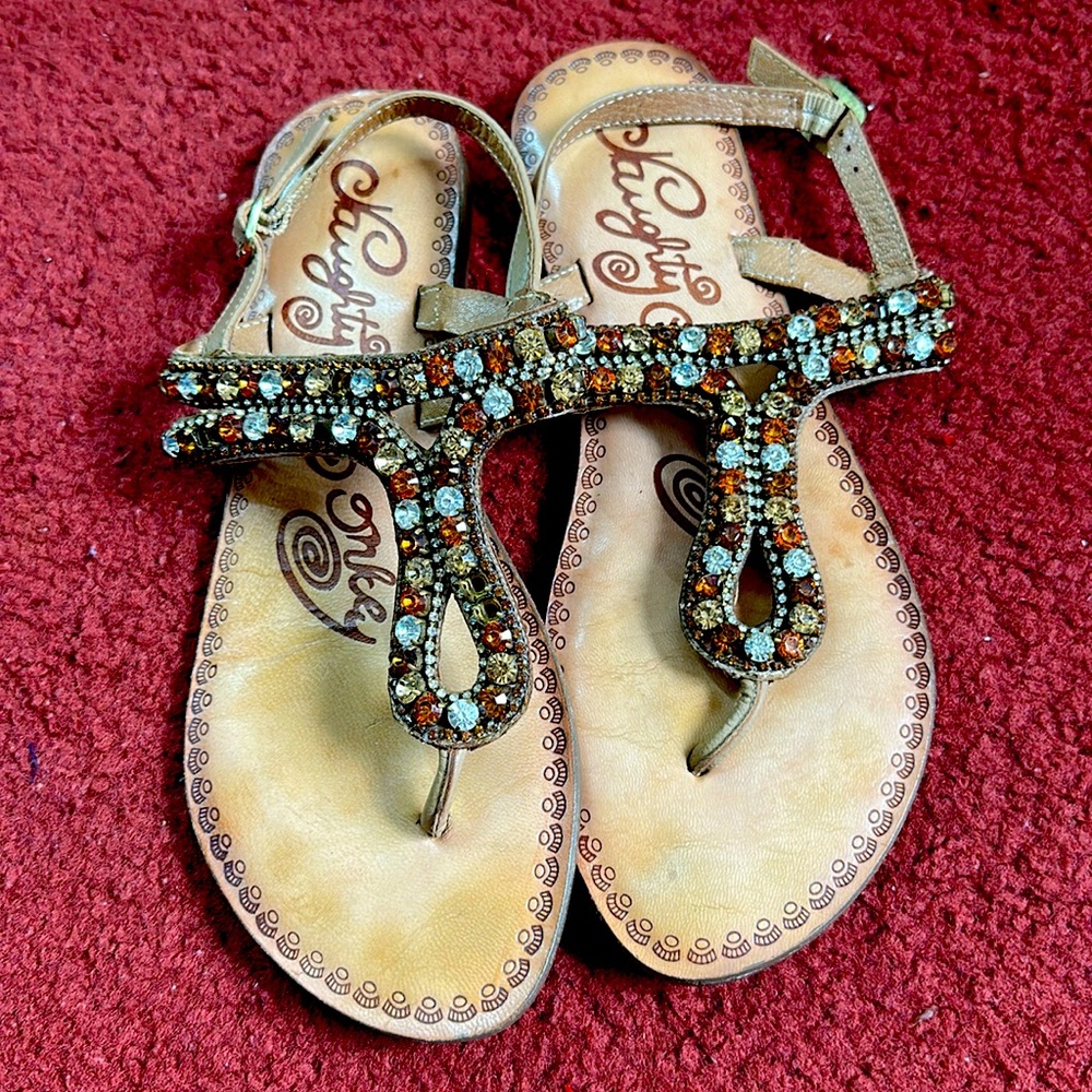Jeweled sandals